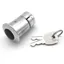 ART 1 1/8 Inch 25.4mm Locking Aheadset Fork Bung Expander Nut with Alloy Top Cap in Silver